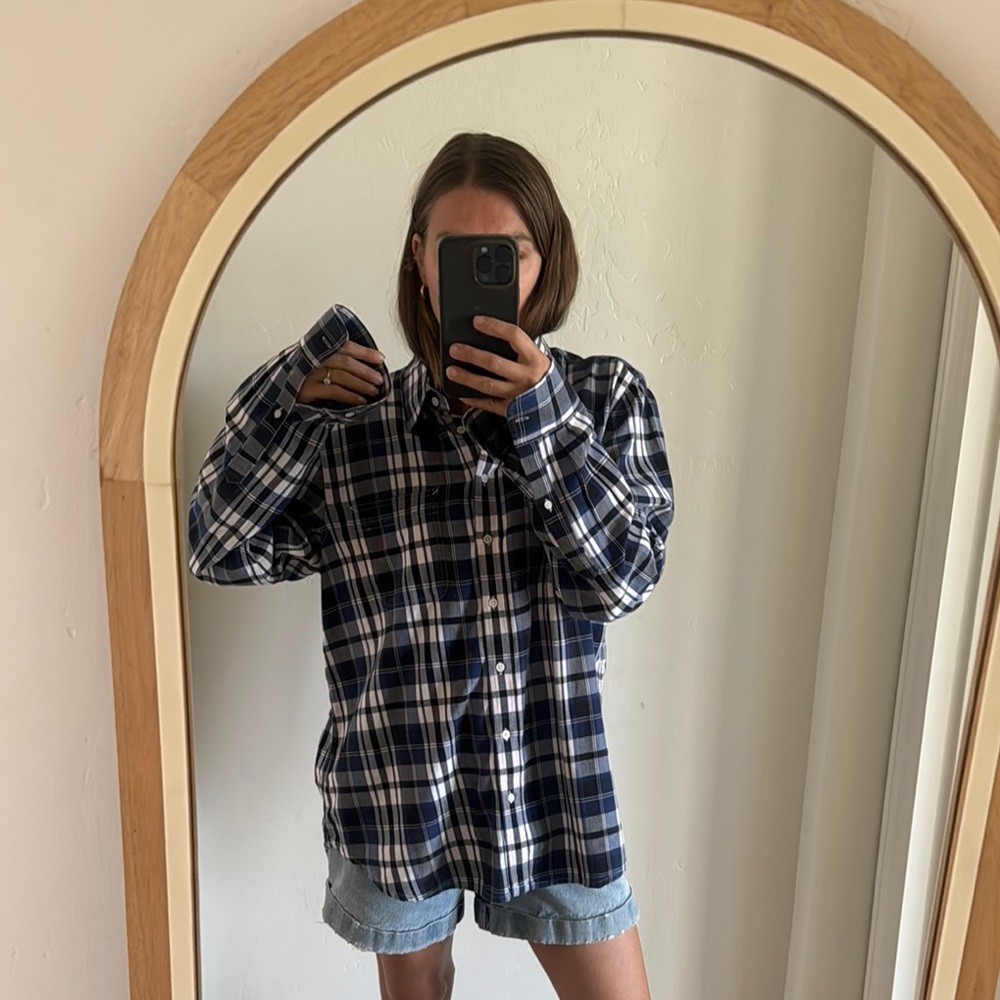 Men's Ralph Lauren Blue Plaid Shirt